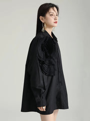 Luxury 3D Flower Blouse