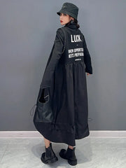 Black Couture Versatile Retro Loose Dress