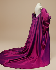 Luxury Taffeta Evening Cape