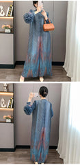 Luxury Ruffle Floral Pleat Dress