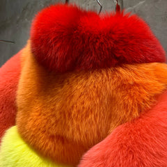 Fox Fur Cropped Jacket