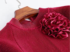 Luxury Velvet Plissé Dress