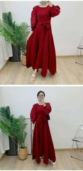 Truly Pleated Loose Long Dress