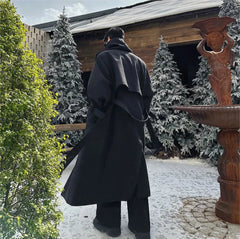 Men's Luxurious Oversized Long Wool Coat