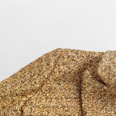 Gold Metallic Tweed Blazer