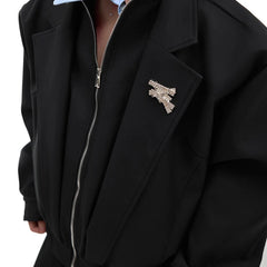 Men's High Society Cropped Aviator Jacket