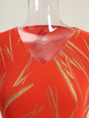 Luxury Pleats Formal Dress