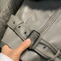 Luxury Lambskin & Fox Fur Jacket