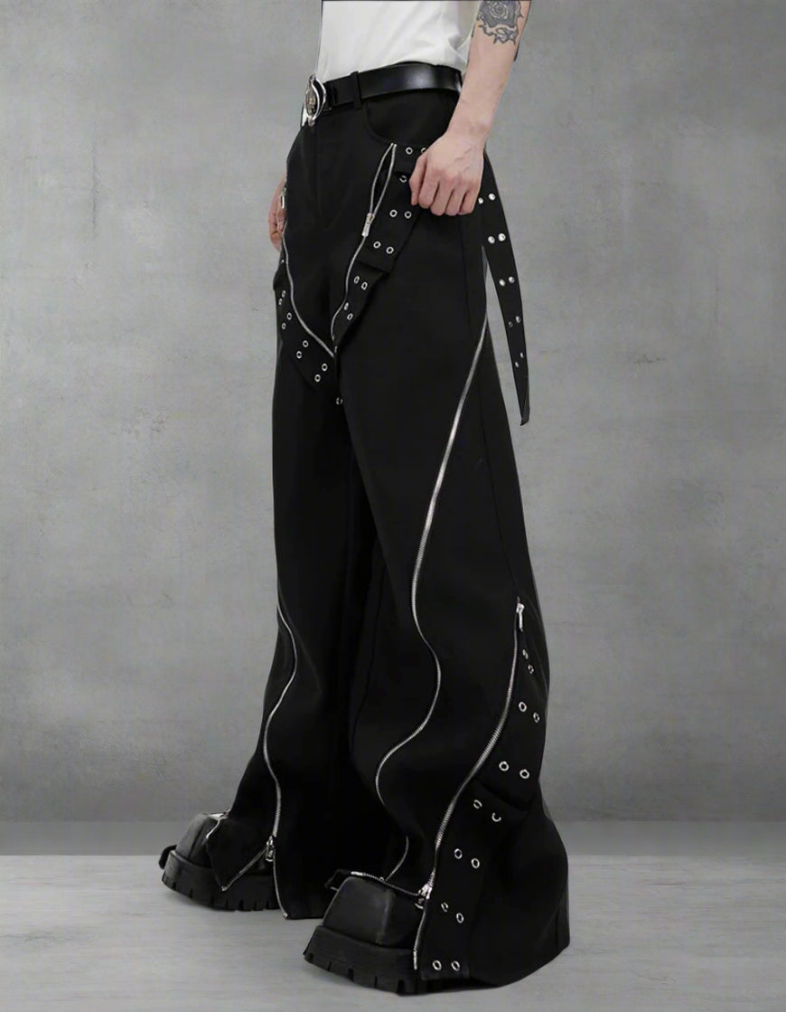 パンツ unknown wide slacks black mode 00s buggy Buggy Trousers for Men: Stylish & Durable Picks 2025