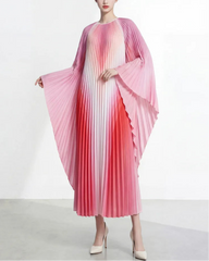 Luxury Pleated Kaftan Gown