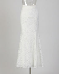 Couture Lace Skirt Set