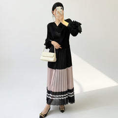 Premium Plissé Formal Dress