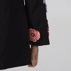 Elegant Bloom Embellished Blazer