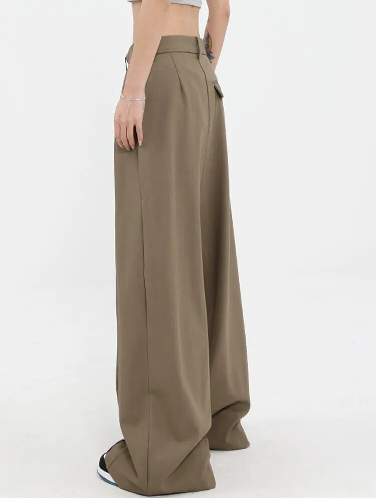 Serafina High Waist Pleated Trousers Pants – HEYFANCYSTYLE