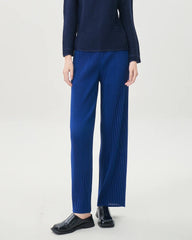 Premium Plissé Wide-Leg Trousers