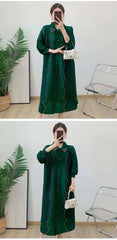 Luxury Plissé Oversized Dress