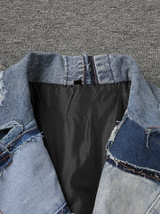 Women's Luxury Denim Trench Coat