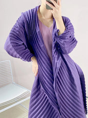 Truly Pleated Plisse Coat