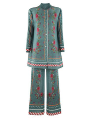 Luxe Pleated Cardigan & Pant Set