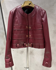 Couture Lambskin Leather Jacket