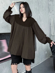 Oversized Lantern Sleeve Top
