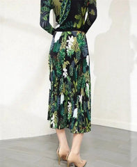 Luxury Plissé Skirt Set