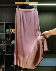 Luxury Pleated Petite-Fit Skirt