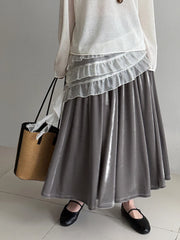 Luxury Japanese Velvet Skirt