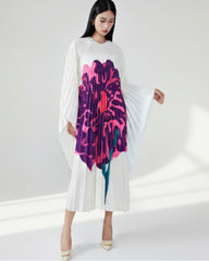 Luxury Pleated Caftans Dress