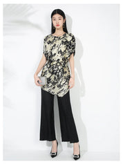 Couture Pleated Plissé Top & Pants