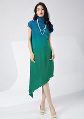 Asymmetrical Pleated Dress