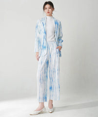 Luxury Pleated Blazer & Pant Set