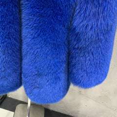 Women’s Blue Fox Fur Coat