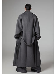 Men's Iconic Extra Long Wool-Blend Trench Coat