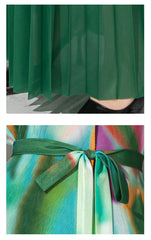 Luxury Pleated Tunic & Skirt