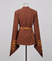 Luxury Embroidered Kimono Blazer