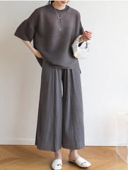 Luxury Dressy Pleated Top