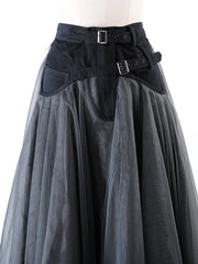 Mid-Length Mesh Tulle Skirt