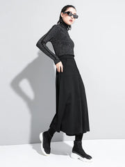 Luxury High-Waist Culottes