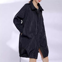 Luxury Pleated Oversized Jacket