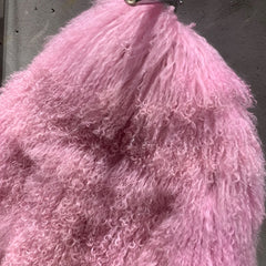 Couture Curly Lamb Fur Coat