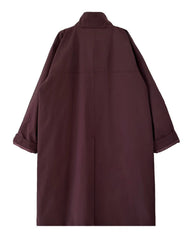 Oversized Cotton Trench Coat