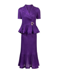 Couture Pleated Skirt Set
