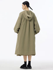 Everyday Oversized Hooded Long Coat