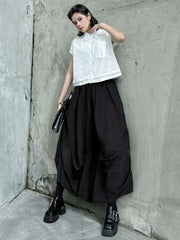 Avant-Garde Wide Leg Trousers