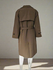 Luxe Men's Japanese Oversized Trench Coat