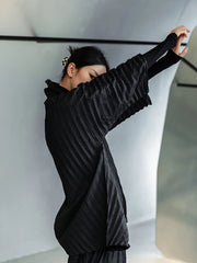 Pleated Plissé Jacket & Pant Set