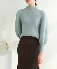 Luxury Japanese Pleated Blouse