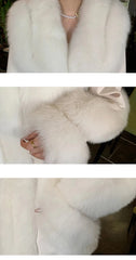 Women's Long Warm Faux Fur Coat