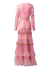 Couture Tiered Ruffle Dress